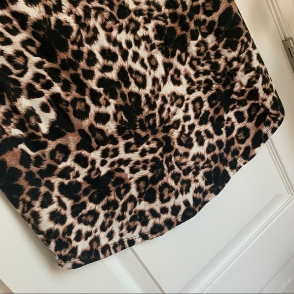 NWOT Bobbie & Brooks Leopard print midi dress - Picture 4 of 7